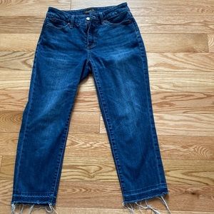 Talbots straight cropped jeans